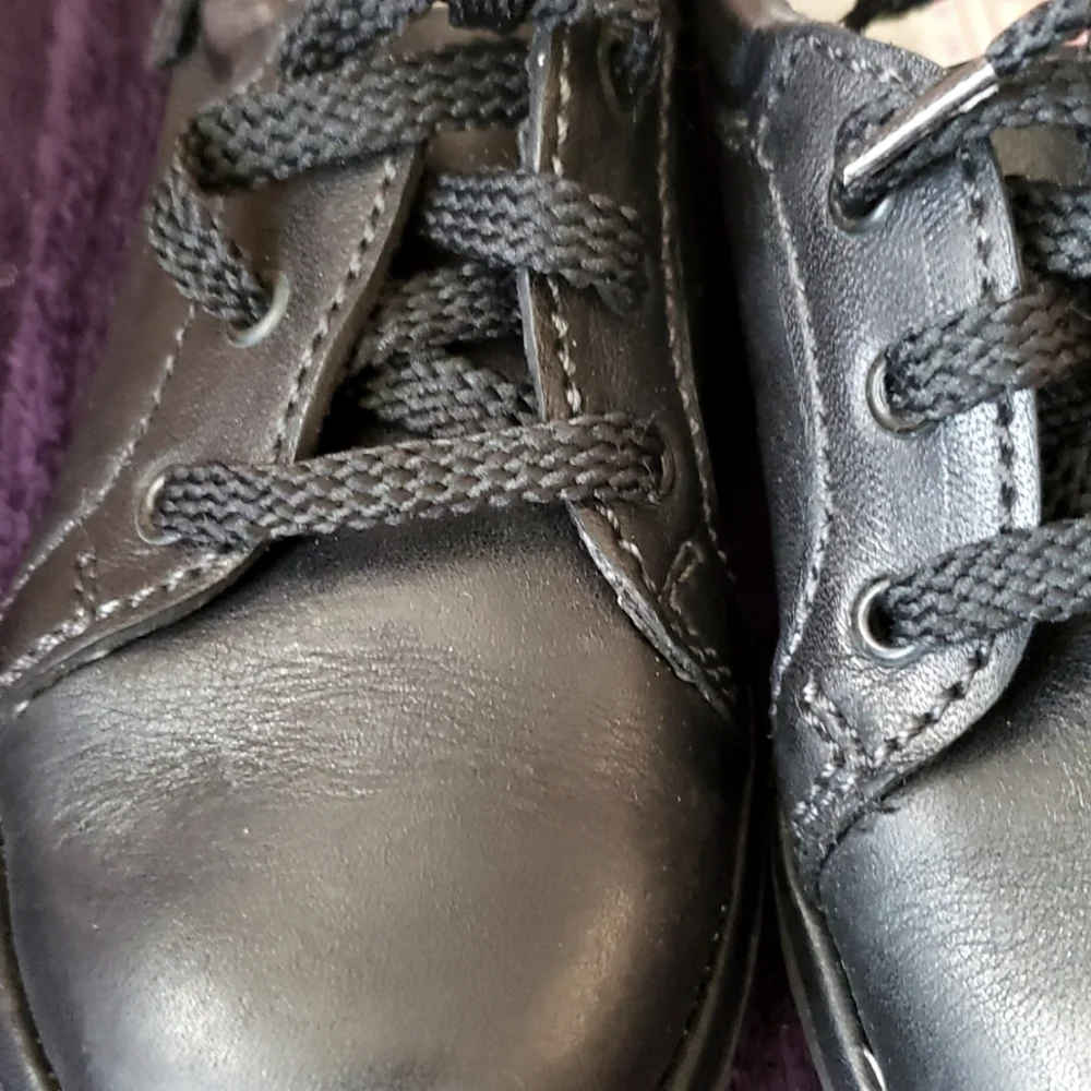 100% Leather European Toddler Classic Suit Shoes Size 7,5